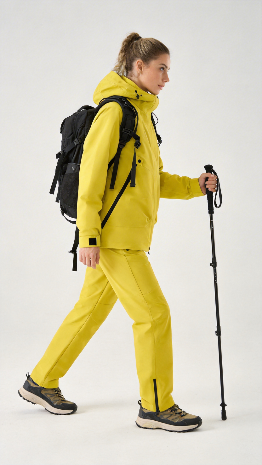 Lime Green Waterproof Shell Jacket